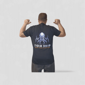 T-shirt "TIGER SHOP" noir