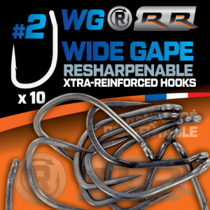 Hameçons WIDE GAPE RESHARPENABLE REINFORCED