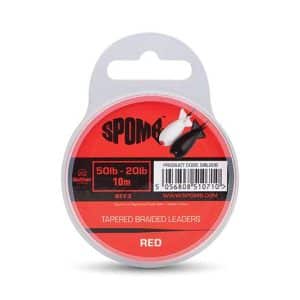 Fox Spomb Tapered Braided Leaders Red